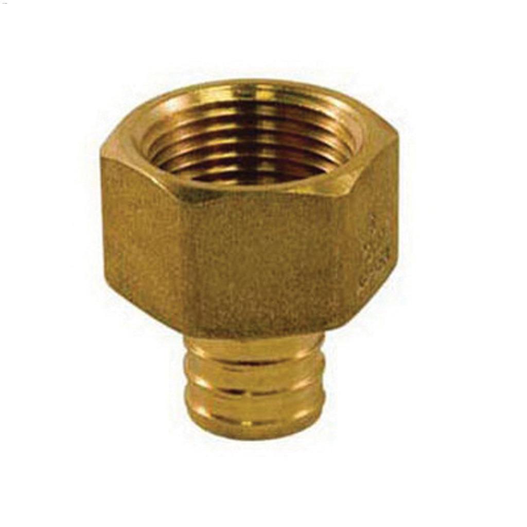 1/2" Barb x FPT Brass PEX Adapter