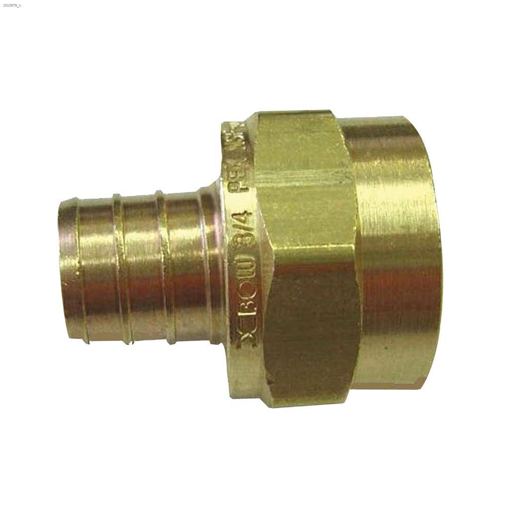 3/4" Barb x Swivel Brass PEX Female Adapter