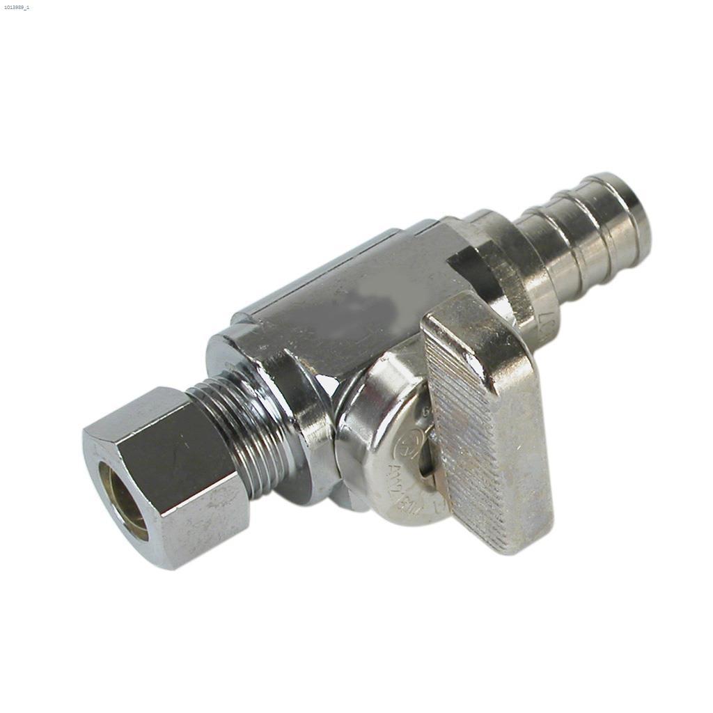 1/2" Barb x 3/8" Compression PEX Straight Supply Stop