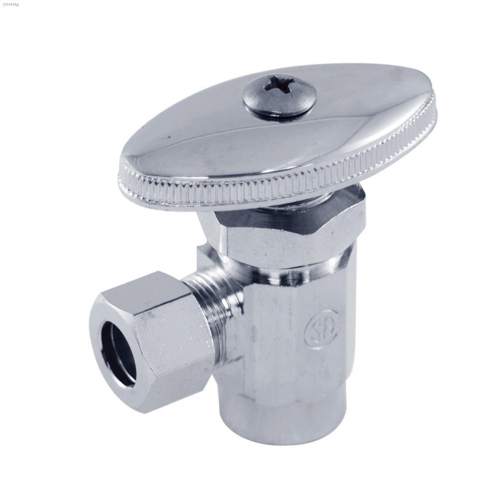 1/2" Solder x 3/8" Compression Angled Supply Stop