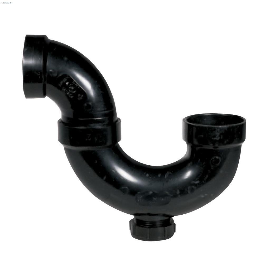 2" Hub ABS P-Trap With Cleanout