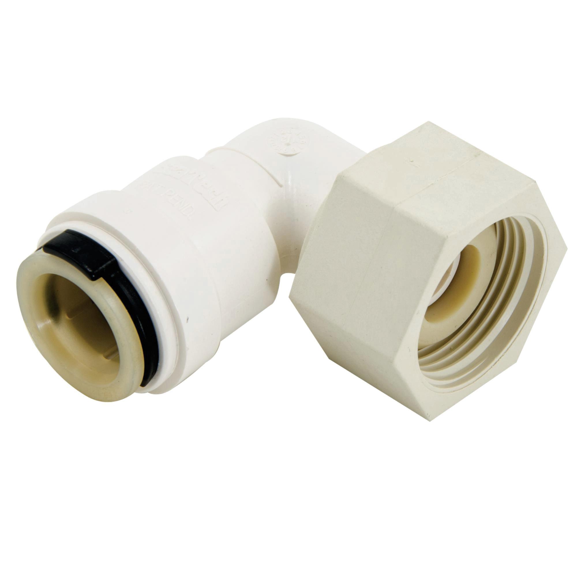 Coude à connexion rapide en plastique femelle 1/2"
