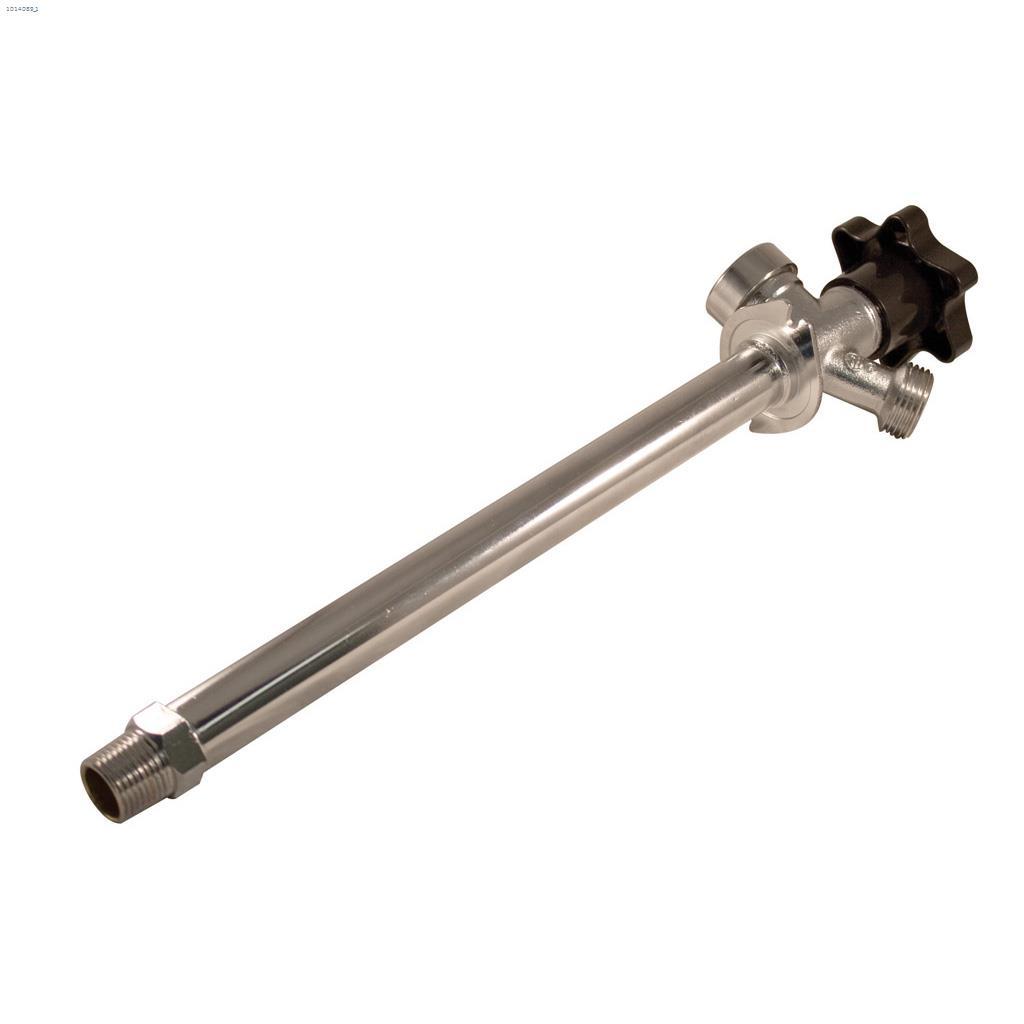Valve bouche incendie murale quart tour 1/2" mâle/soudé 10"