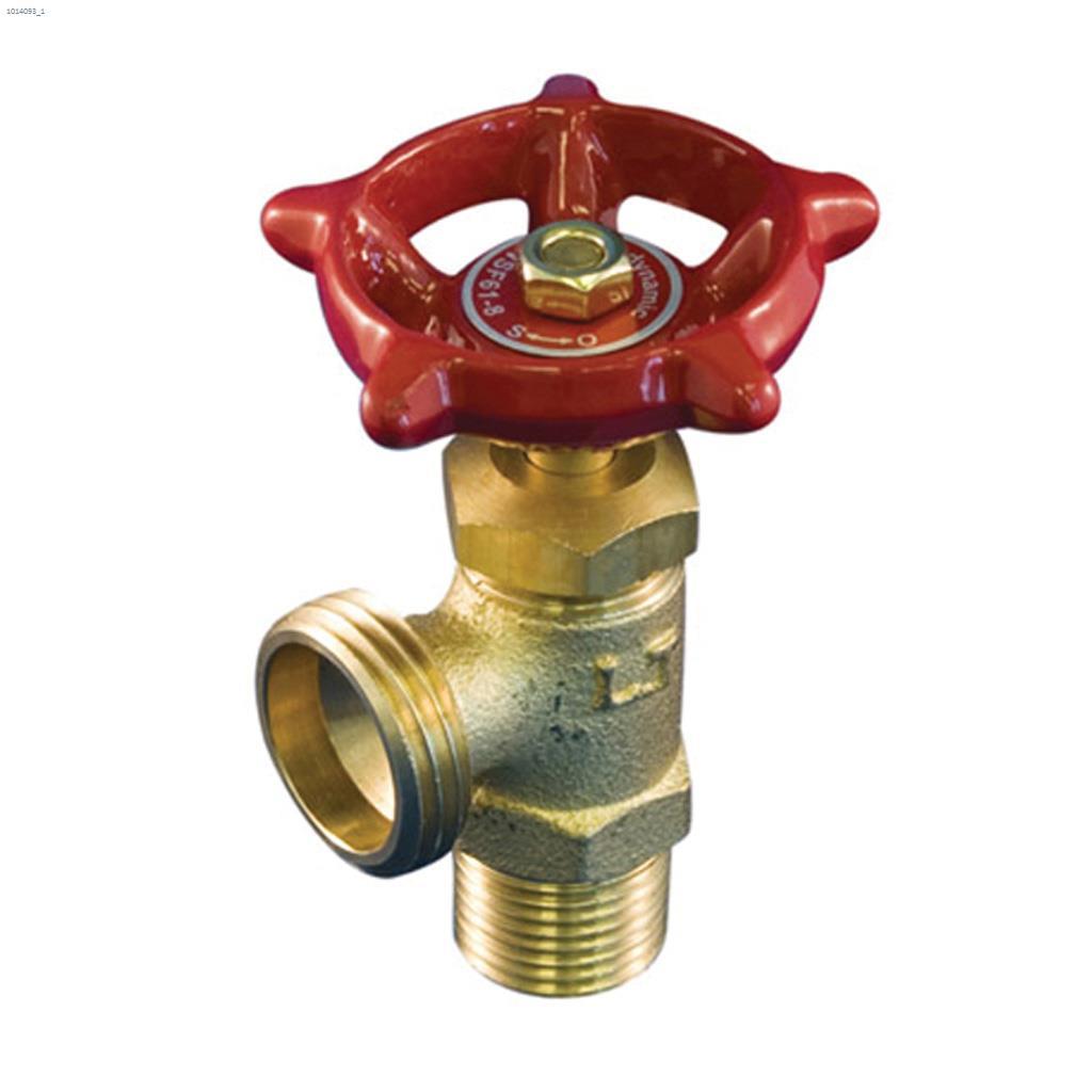 Valve de vidange de chaudière droite en laiton mâle 1/2"