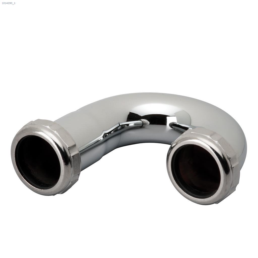 Coude J de 1 1/4" en Chrome