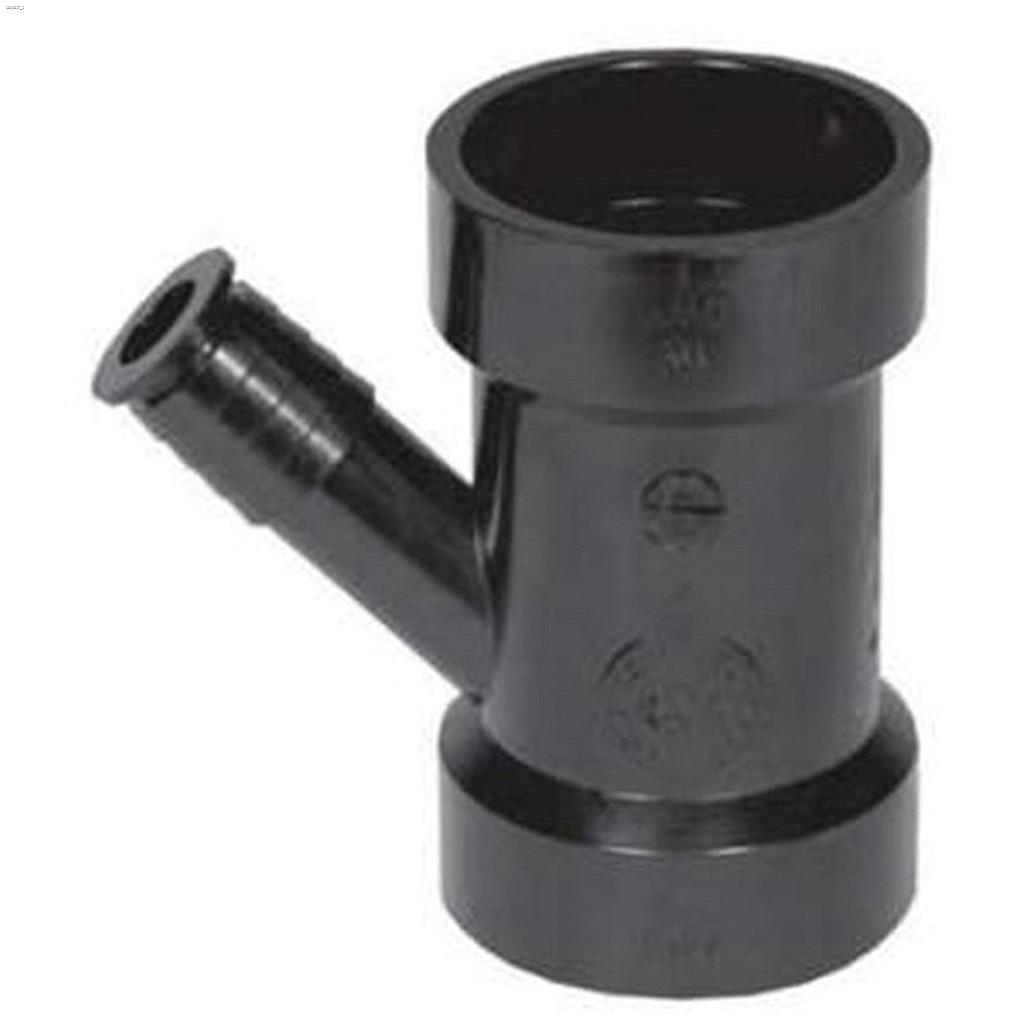 1-1/2" x 1-1/2" x 1/2" Hub ABS Dishwasher Wye
