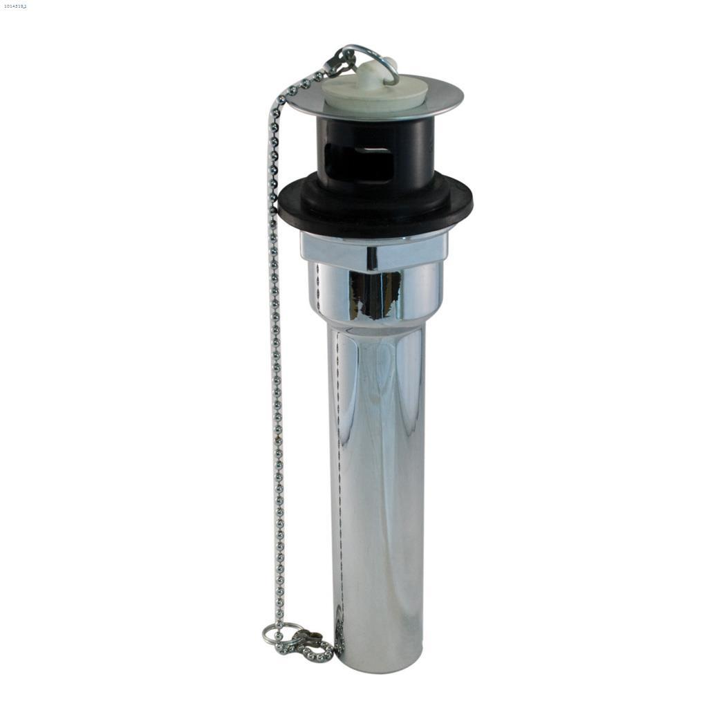 1-1/4" x 8" Chrome Plated 2-Piece P.O. Plug