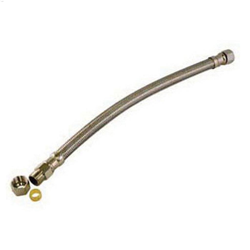 Connecteur flexible compression x cuivre 12" x 3/8"
