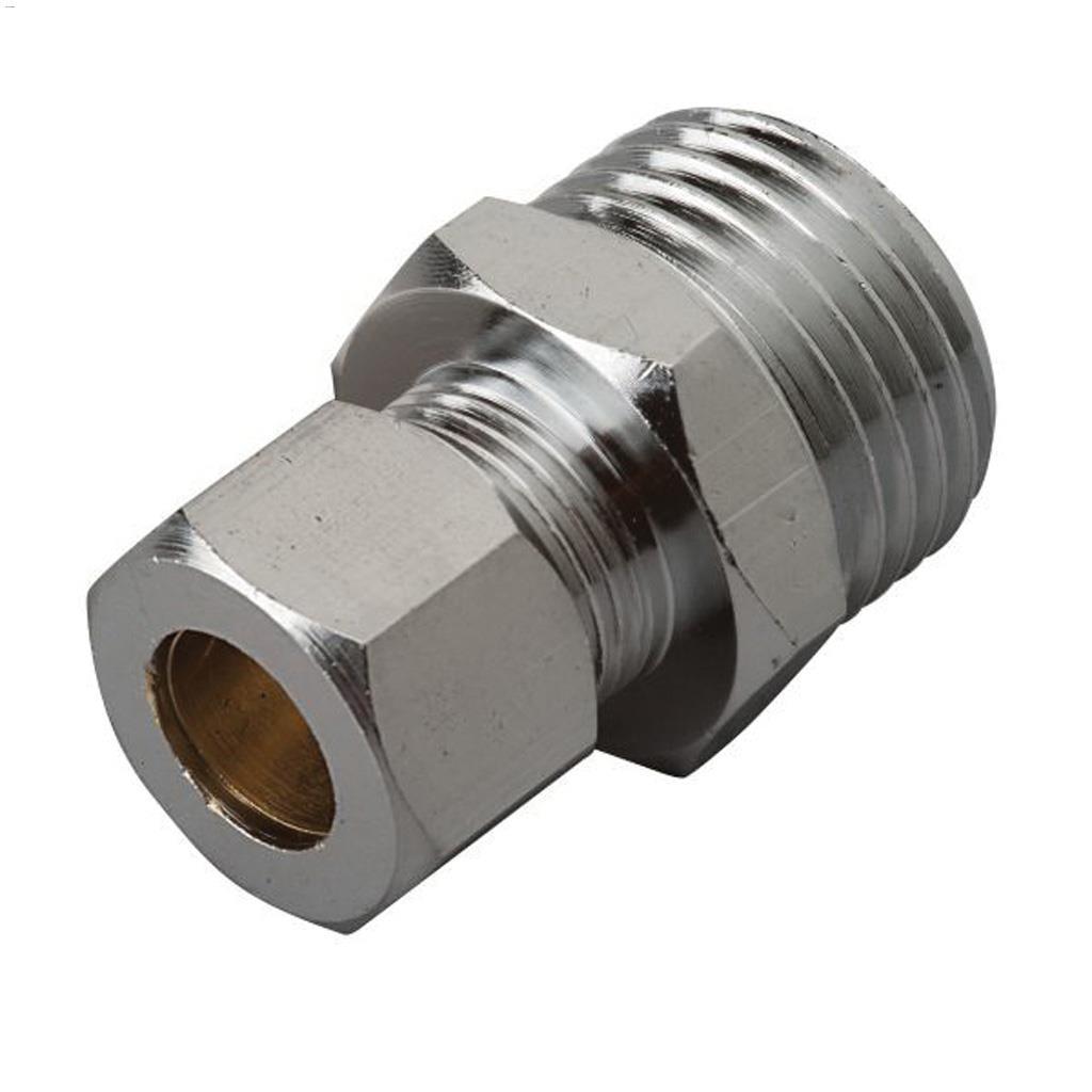 M-Line 3/8" x 1/2" Compression x MIP Brass Connector