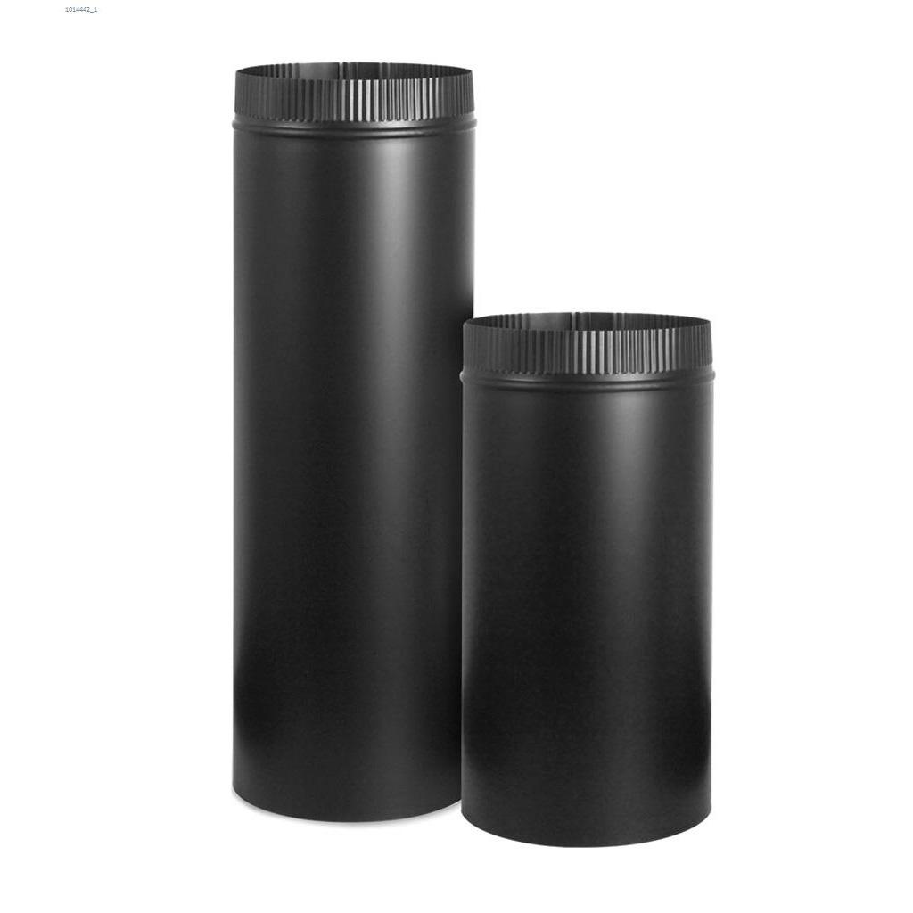 6" x 36" Matte Black Stove Pipe