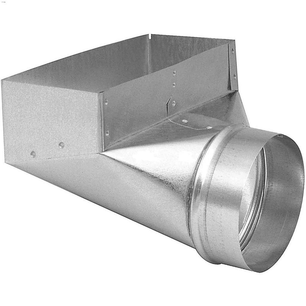Botte angulaire 3-1/4" x 10" x 6" galvanisée 30 ga.
