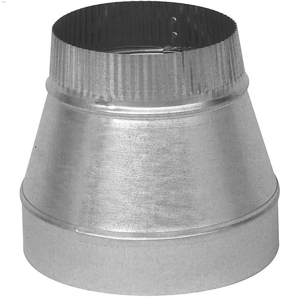 Réducteur court 5 - 4" galvanisé 30 ga.