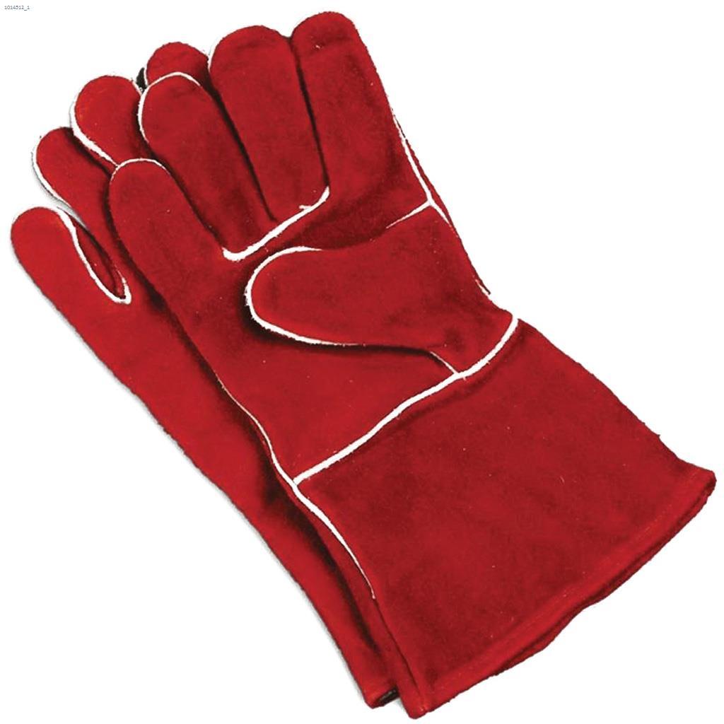 Red Leather Universal Gloves