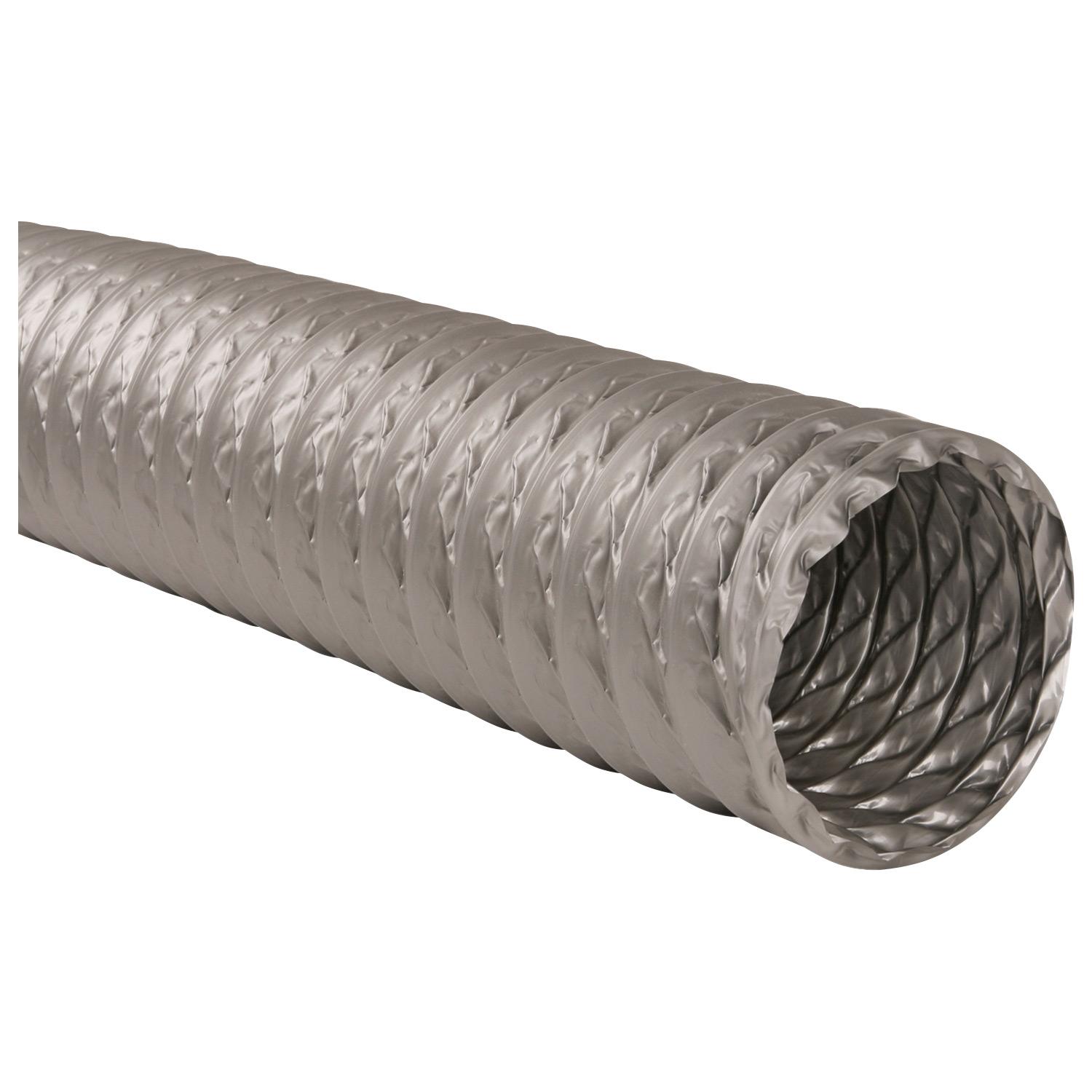 5" x 25" Grey Non-Insulated Vinyl Air Duct