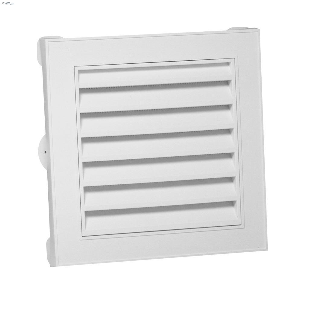 Duraflo 15" x 15" White Square Gable Vent