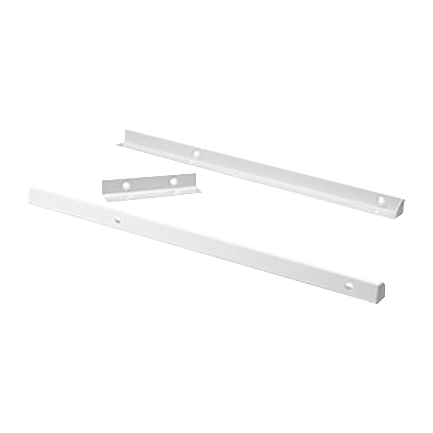 Ensemble de support de tablette supérieure blanc 3/4" x 14"