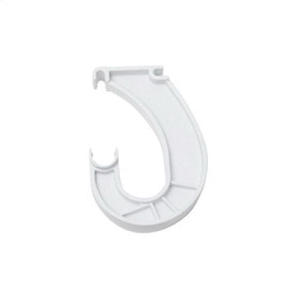 Support tringle placard résine blanc SuperSlide® 0,87"x3,87"