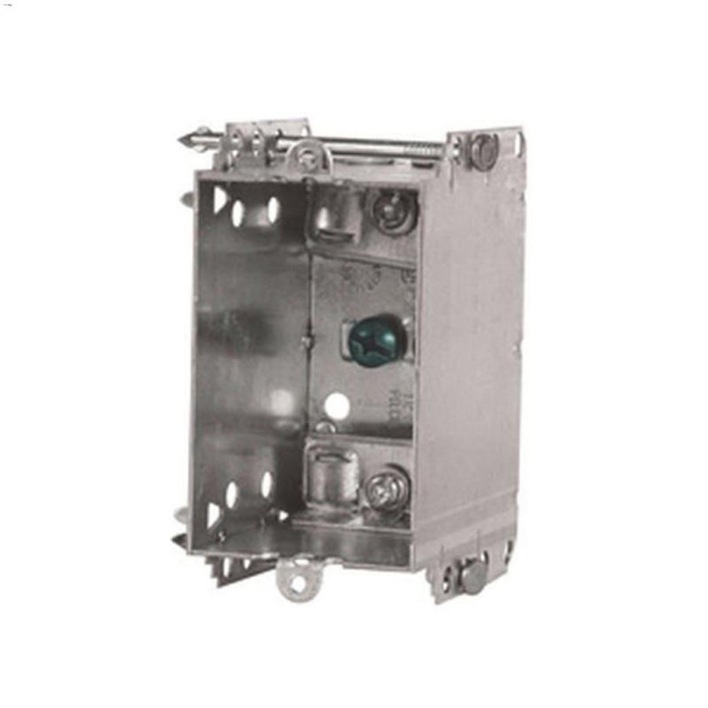 2" x 3" x 2-1/2" Metal Single Gang Device Box With Nails