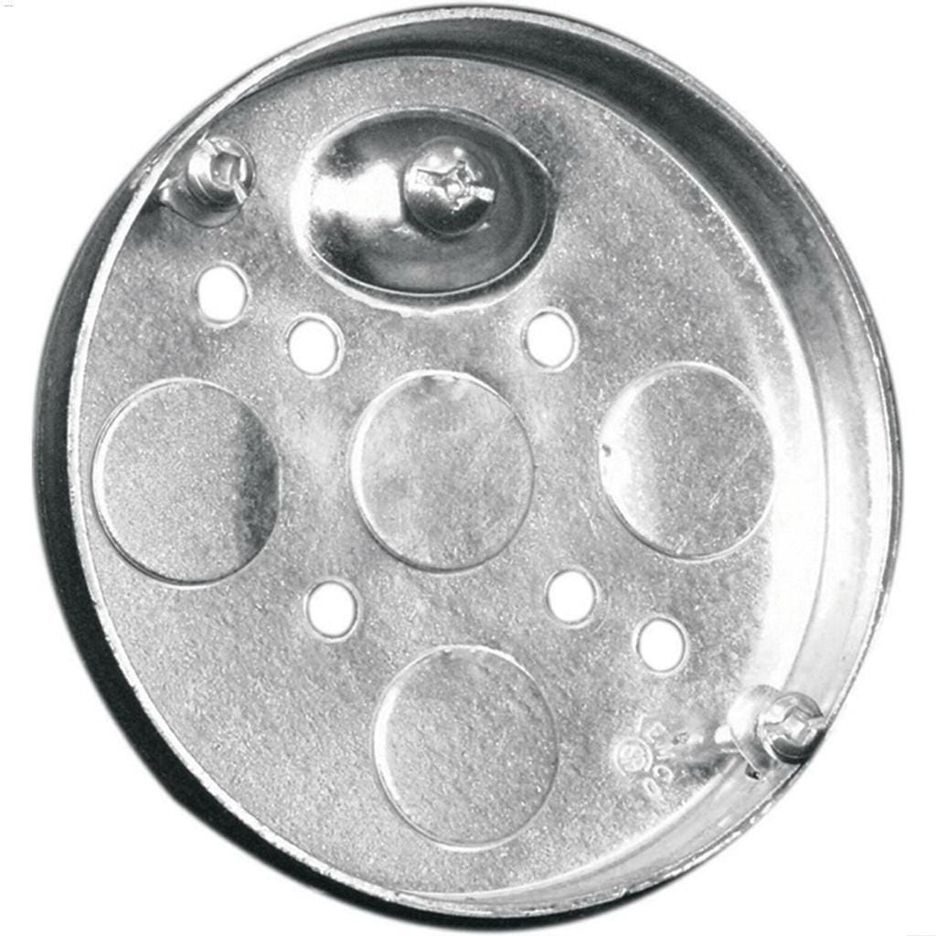 4" x 1/2" Rugged Metallic Octagon Ceiling Pan Box