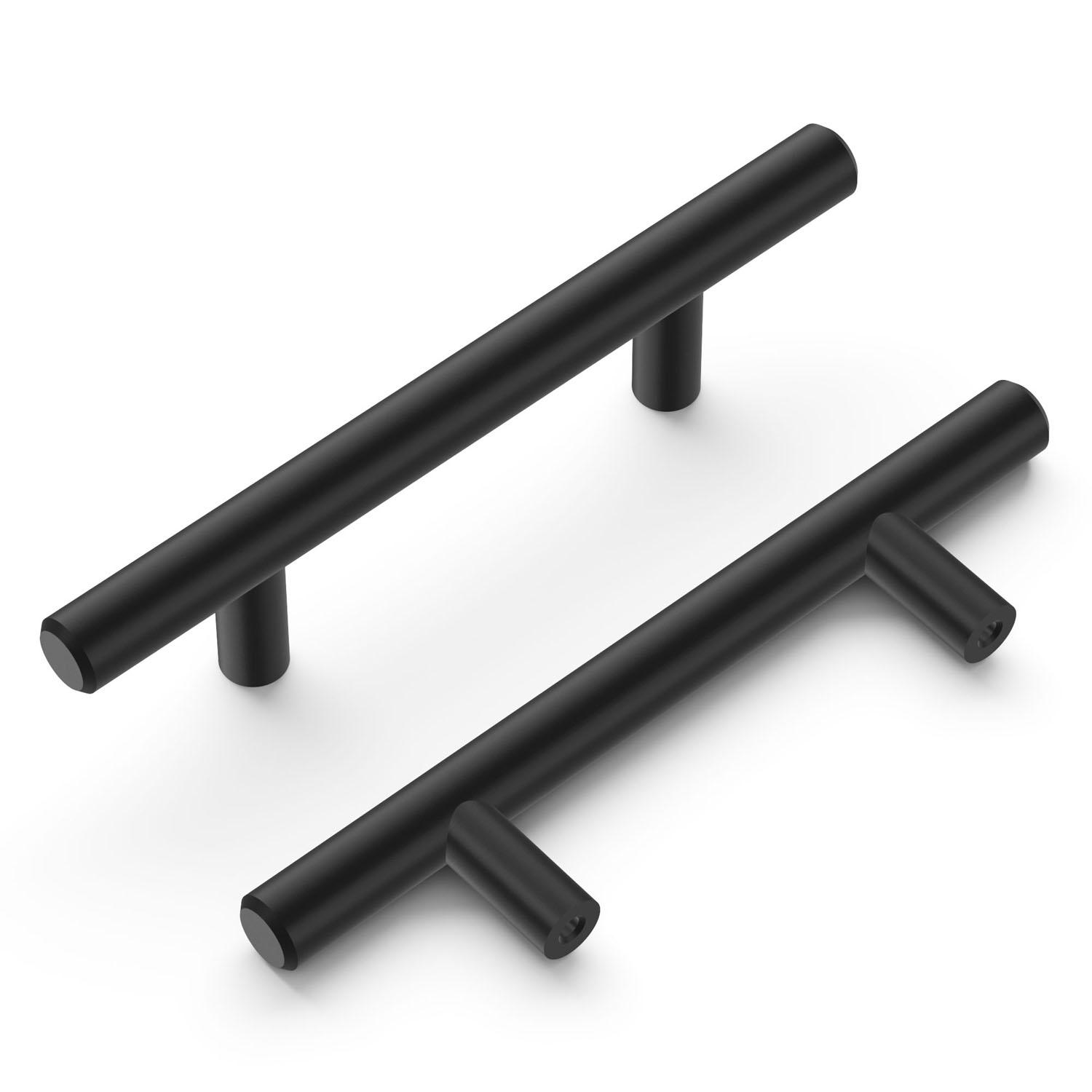 3" Matte Black Cabinet Pull