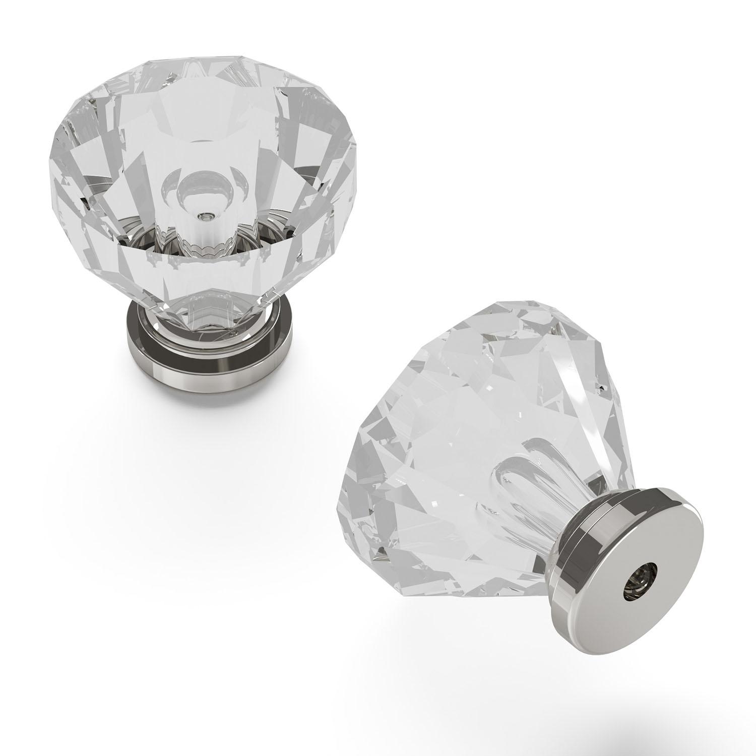 1-1/4" Crysacrylic Crystal Palace Cabinet Knob