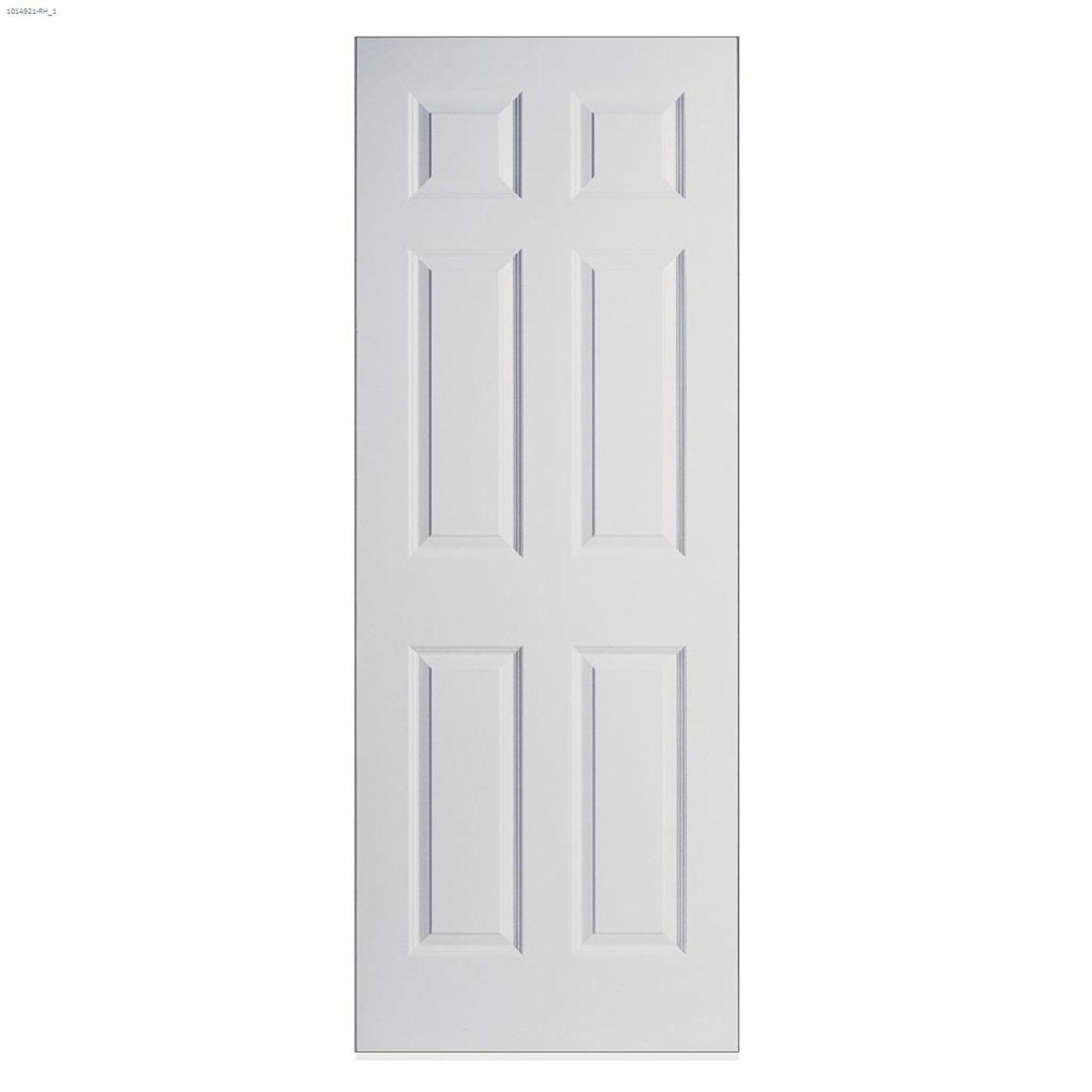 30" x 80" 6-Panel Prehung Interior Door