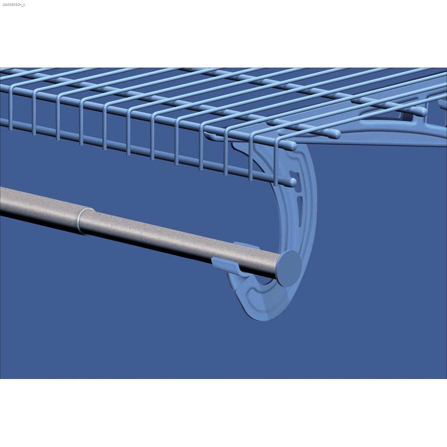 Tringle de Garde-robe en Acier SuperSlide® 72" x 5/8"