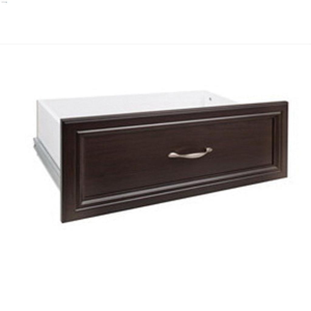 Tiroir Profond, Bois Stratifié Expresso 24-3/4" x 13" x 10"