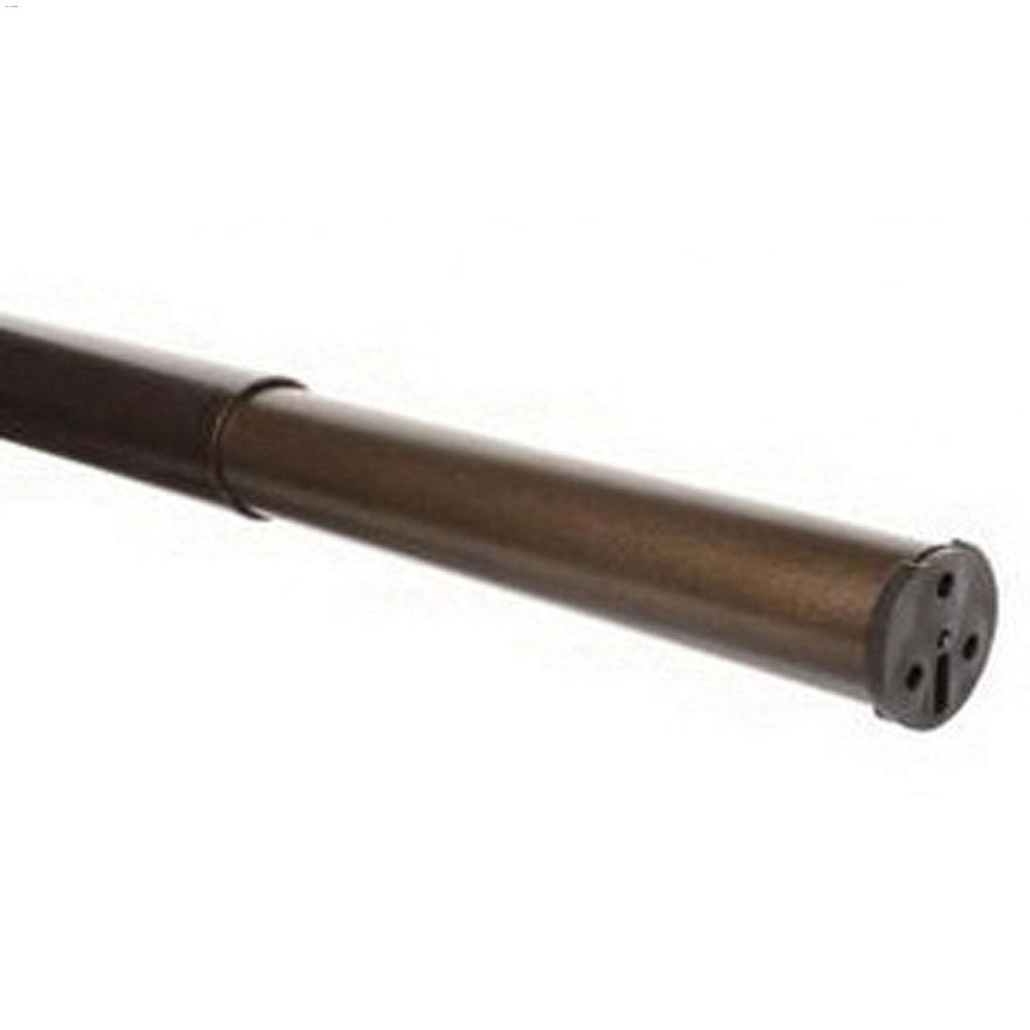 48-72" Brushed Nickel Steel Heavy Duty Adjustable Closet Rod