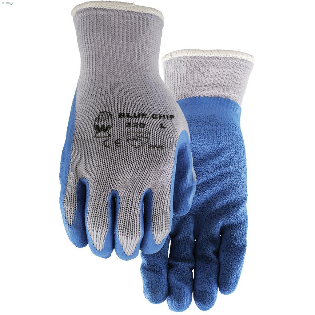 Stealth Blue Poly Cotton Gloves