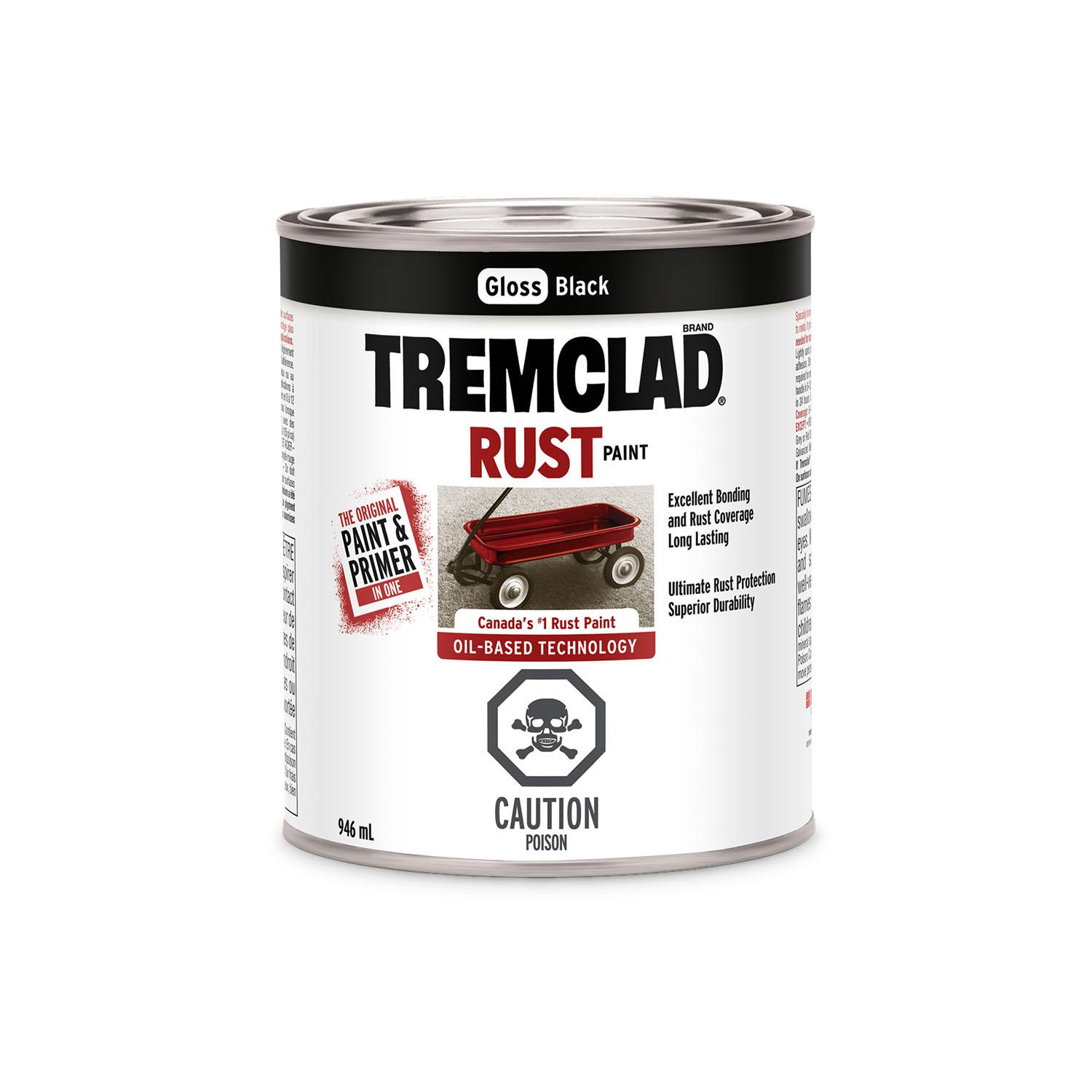 Tremclad Oil-Based Rust Paint-Gloss 946mL