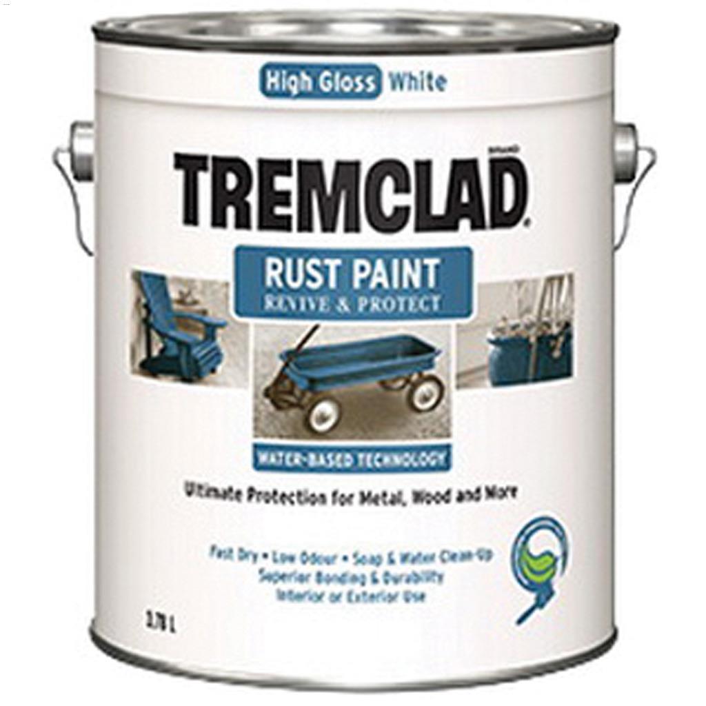 Tremclad 3.78 L Can Gloss Water-Based Rust Paint
