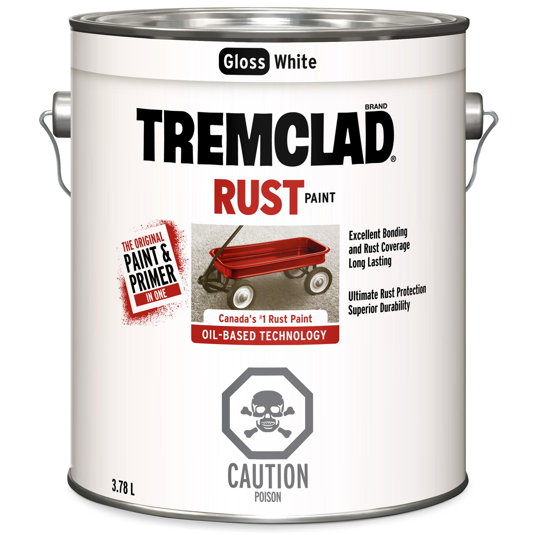 Peinture antirouille à huile blanc lustré Tremclad® 3,78 l