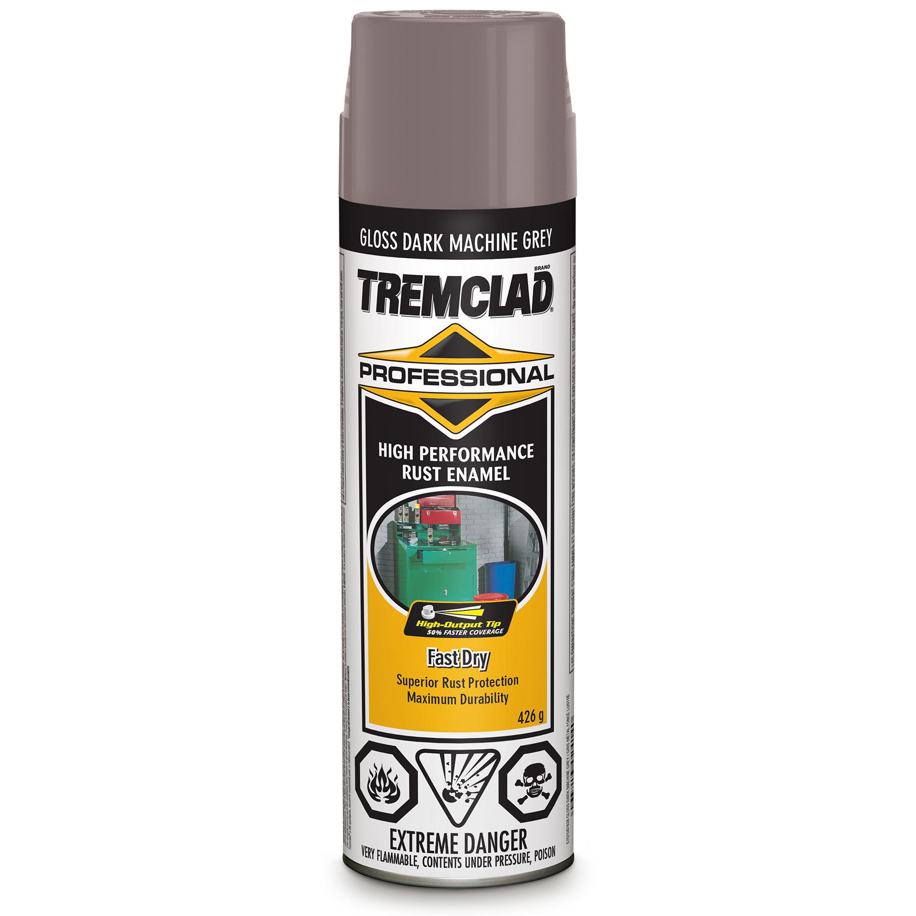 Émail antirouille gris machine foncé brillant Tremclad® 426g