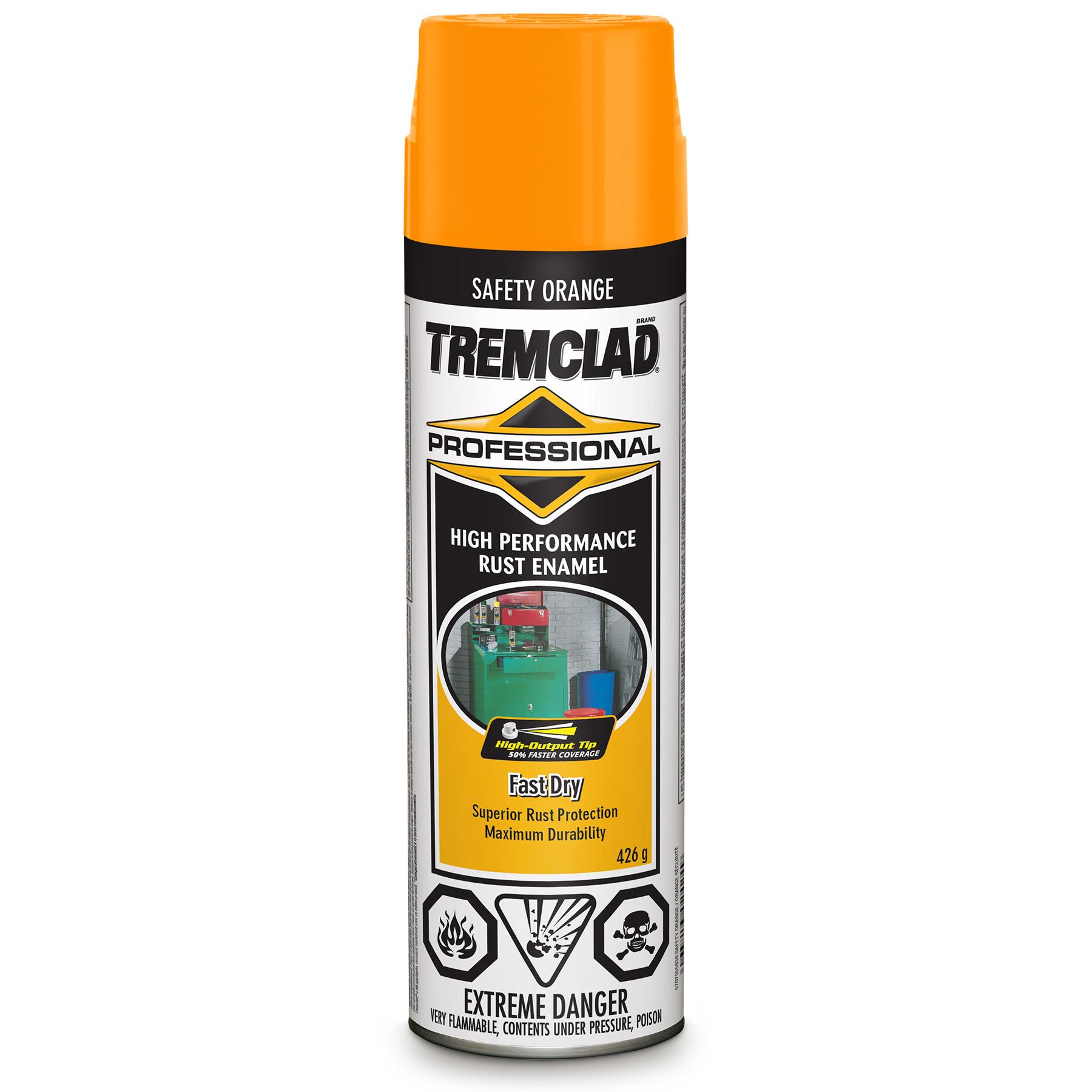 Émail antirouille orange de sécurité Tremclad® 426 g