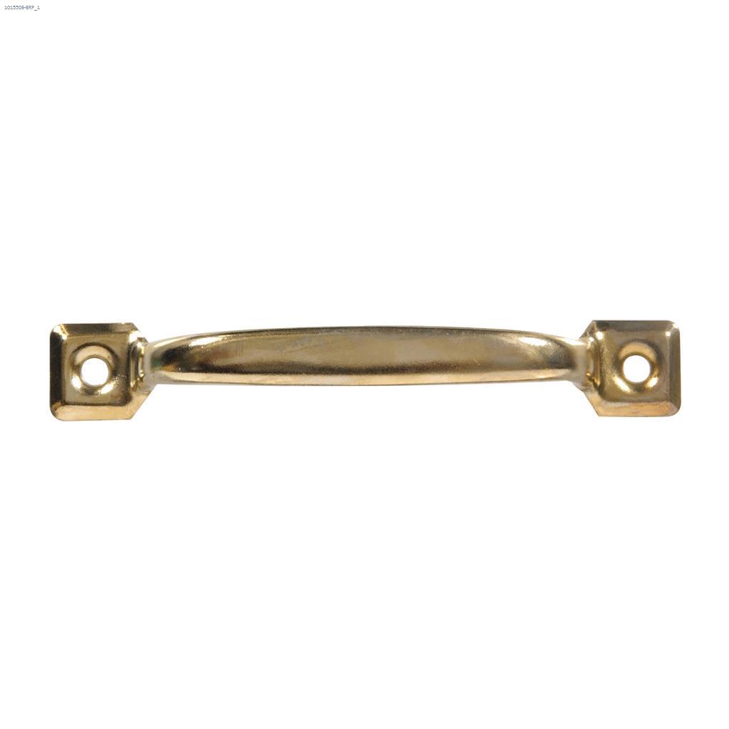 4-3/4" Brass Plated Screen Door Pull