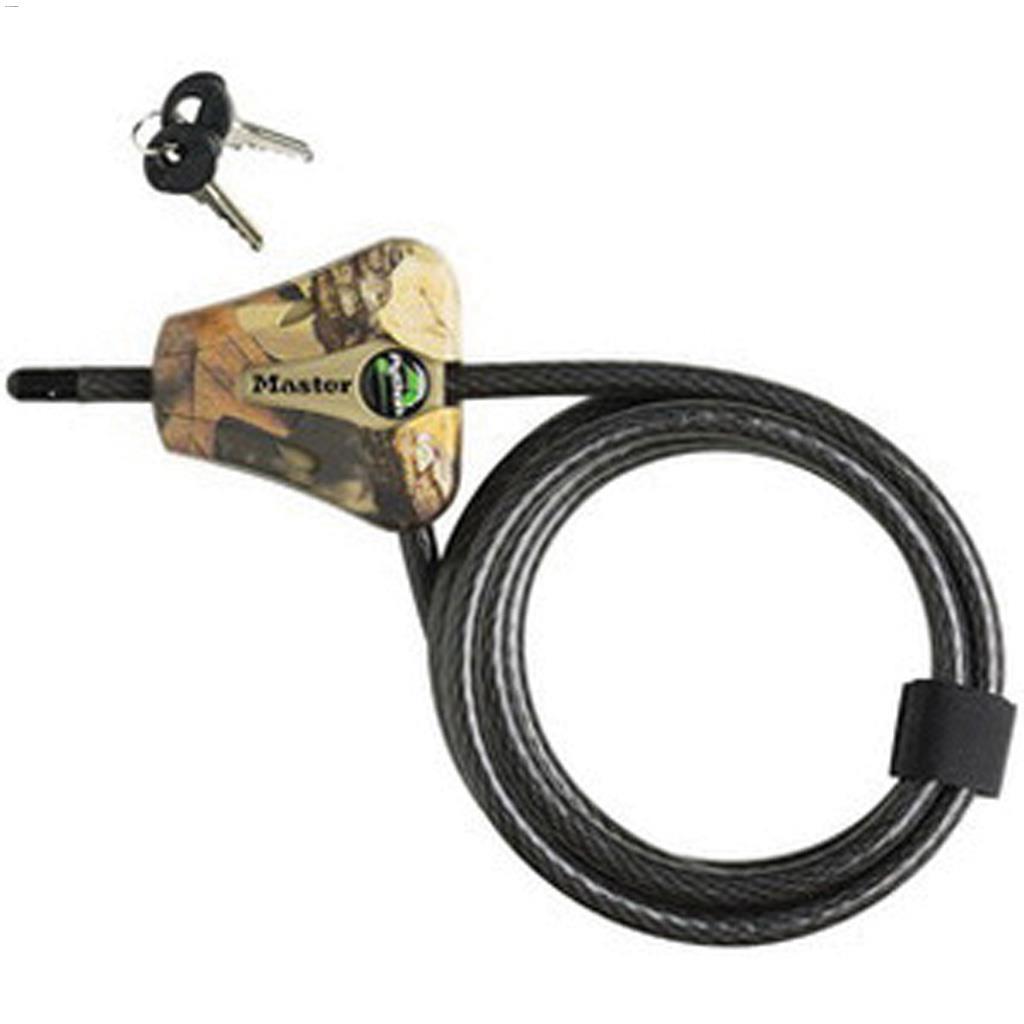 Câble de verrouillage en acier tressé 6 pi Camouflage Python