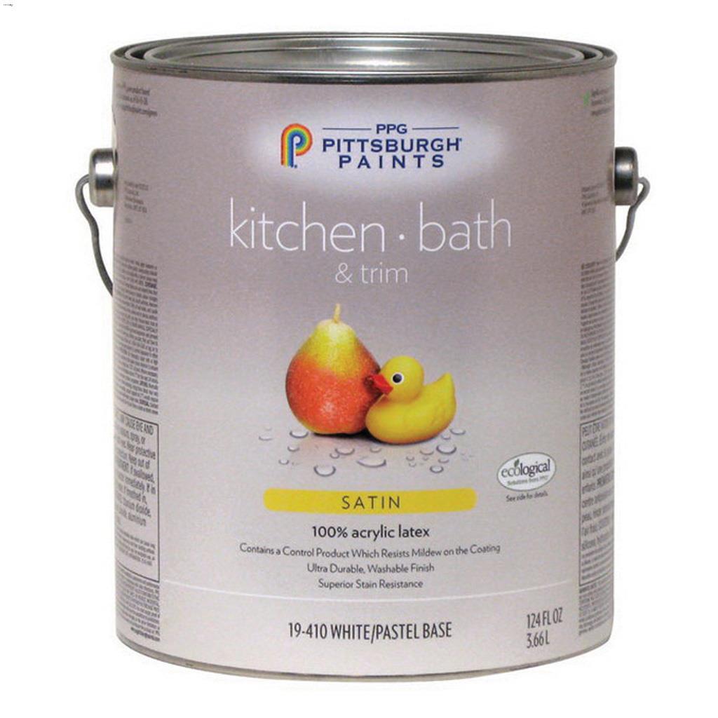 Peinture au latex pour cuisine/salle de bains satinée 3,78 l