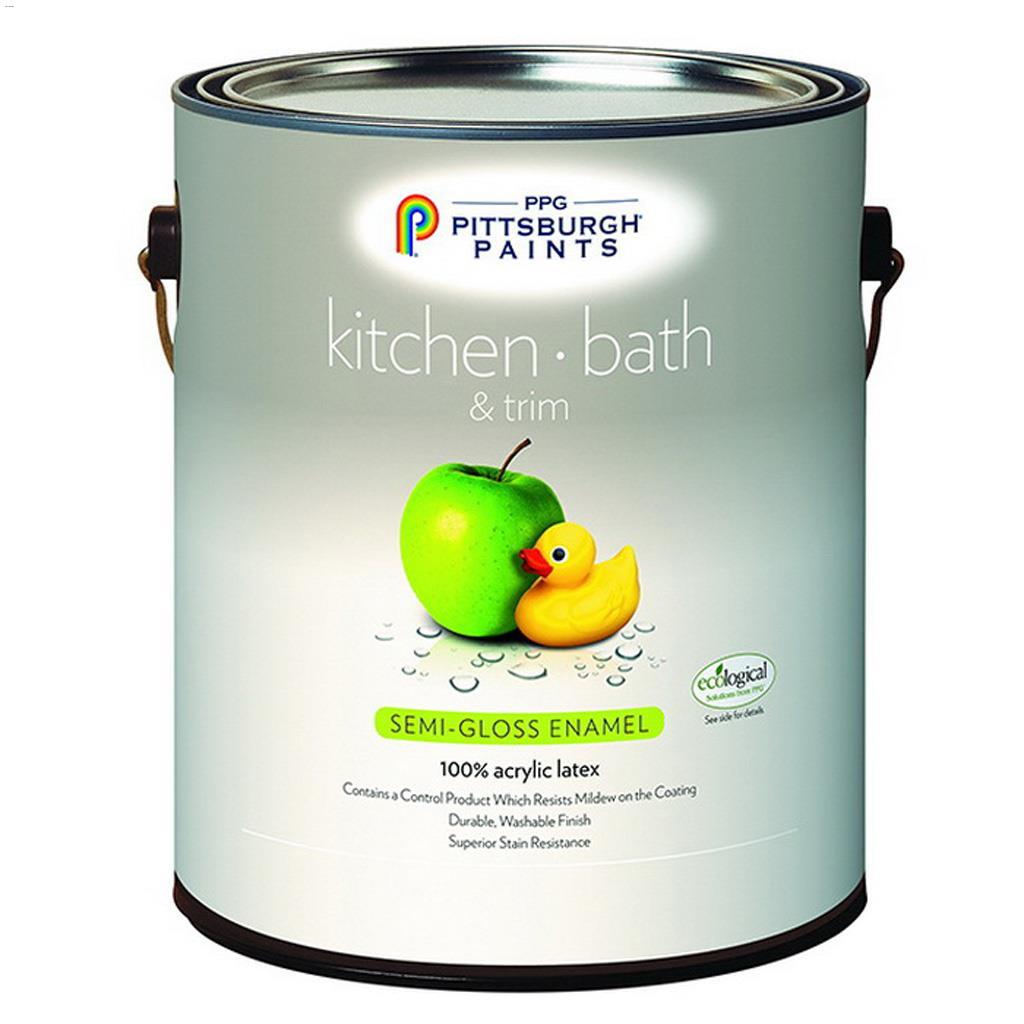 Peinture latex pour cuisine/salle bains semi-lustrée 3,78 l