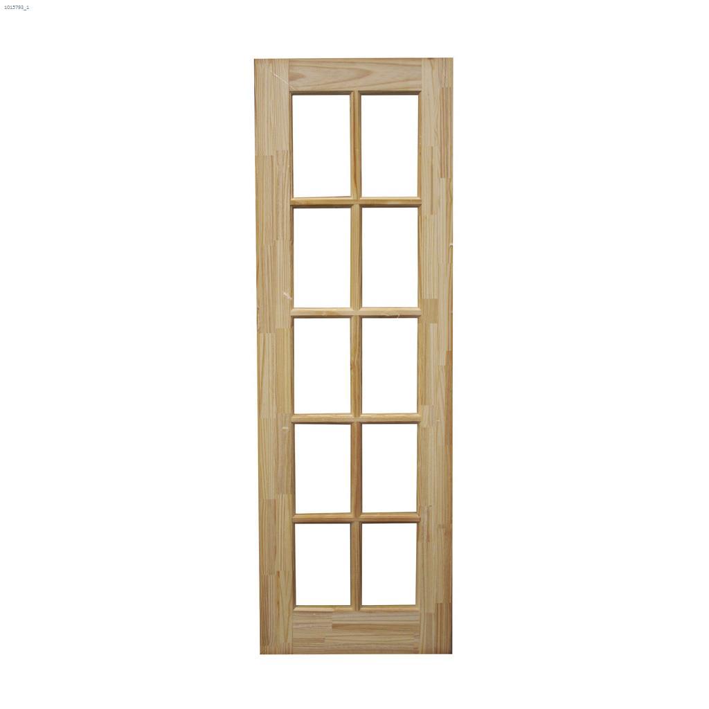 24" x 80" Finger Jointed Pine French Interior Door
