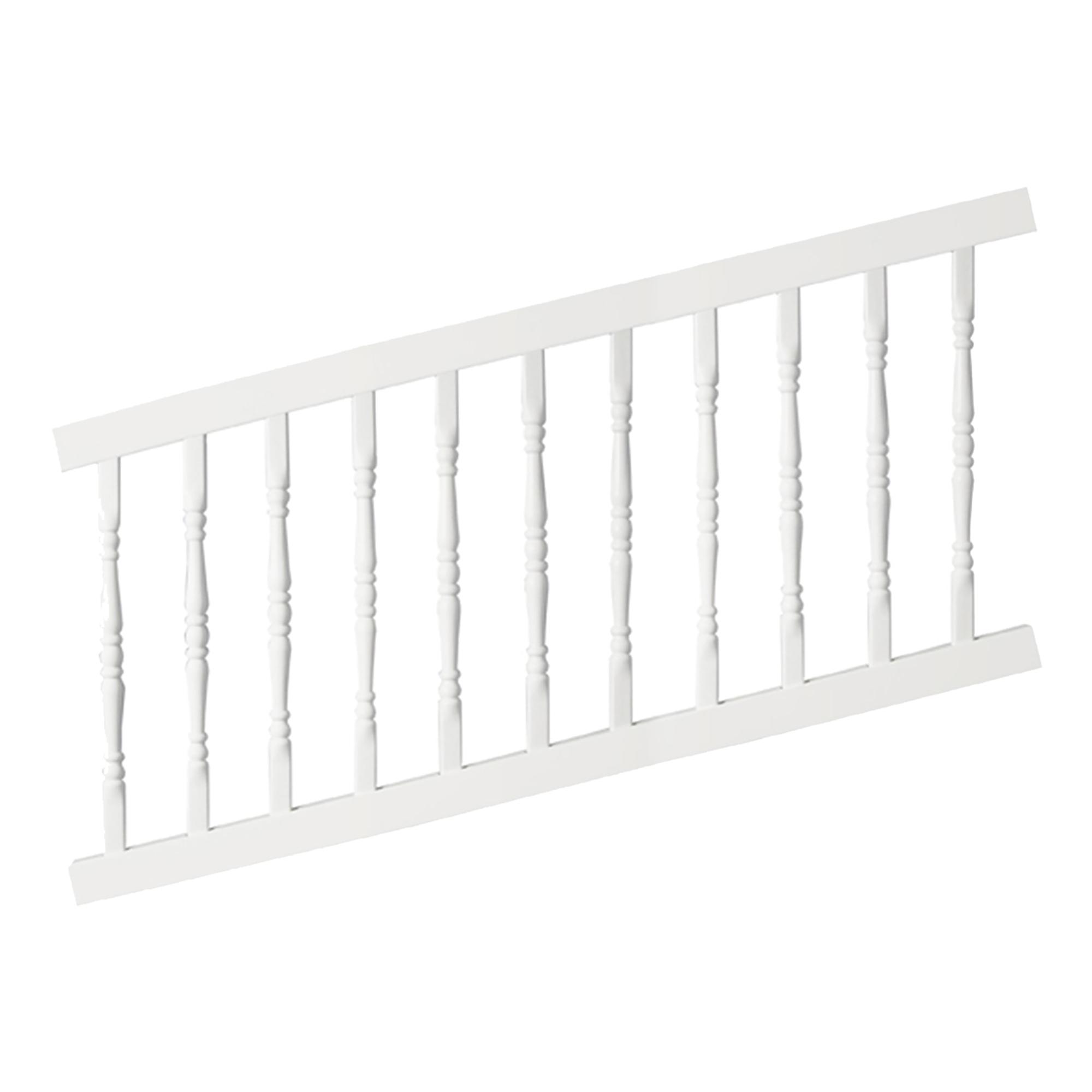 72" x 36" Colonial PVC Stair Railing