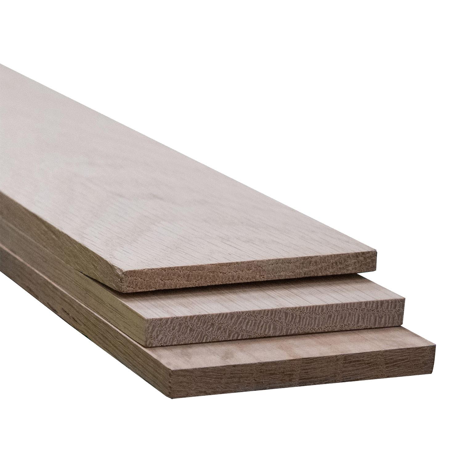 Chêne de 1/4 x 3 x 2'
