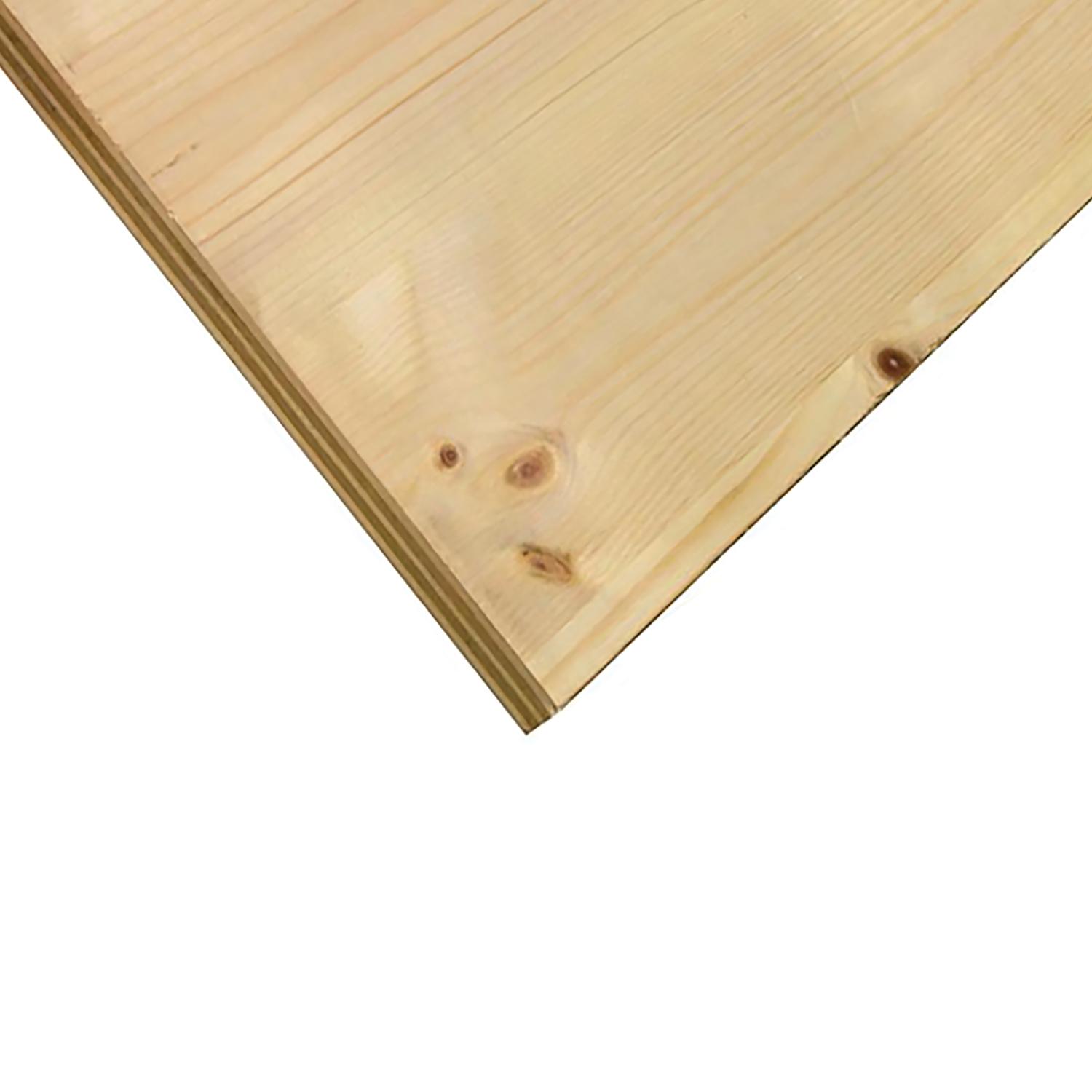 1/4" x 2' x 4' Cut Knotty Pine Plywood
