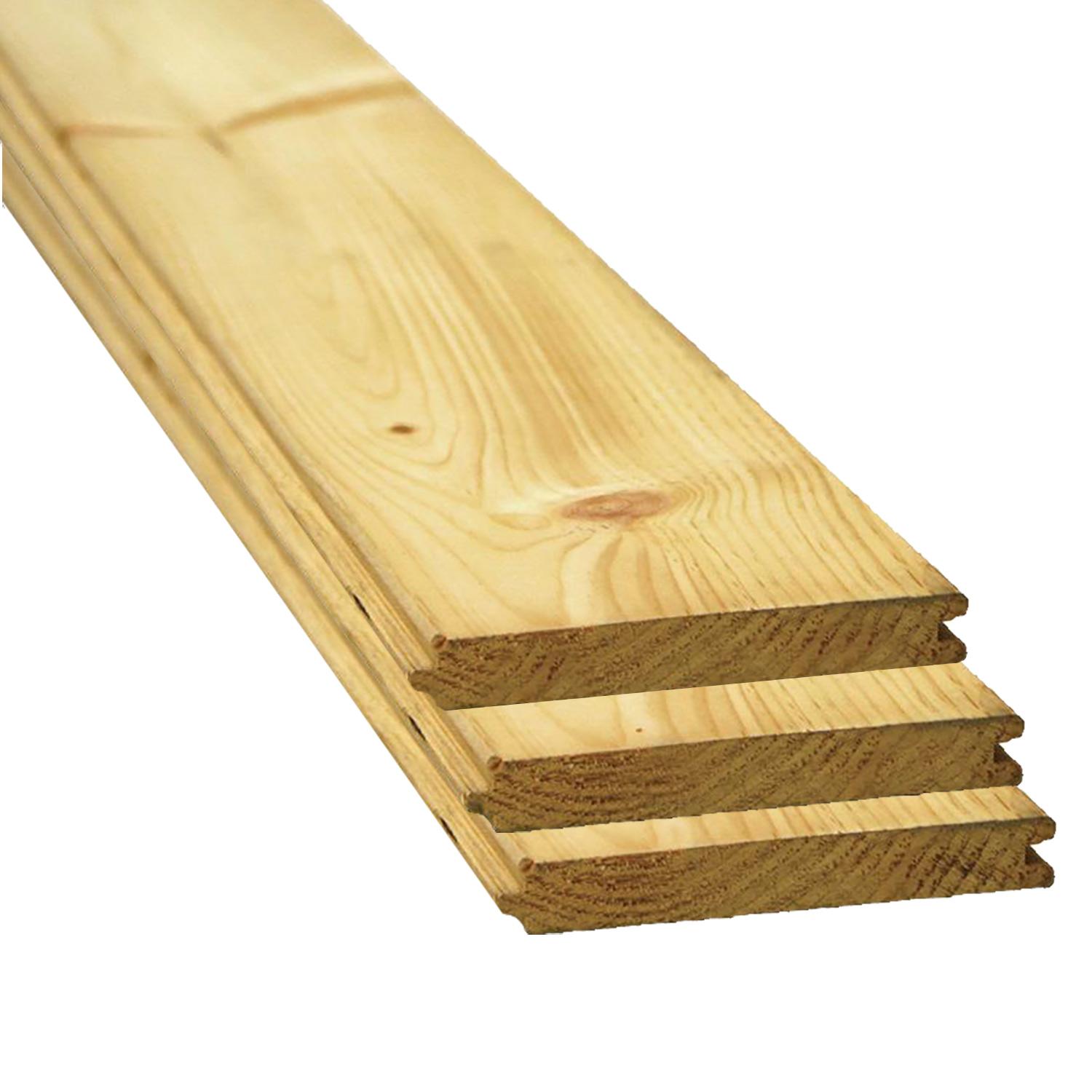 Planche Emboîtante en Épinette 1 x 6 x 10'