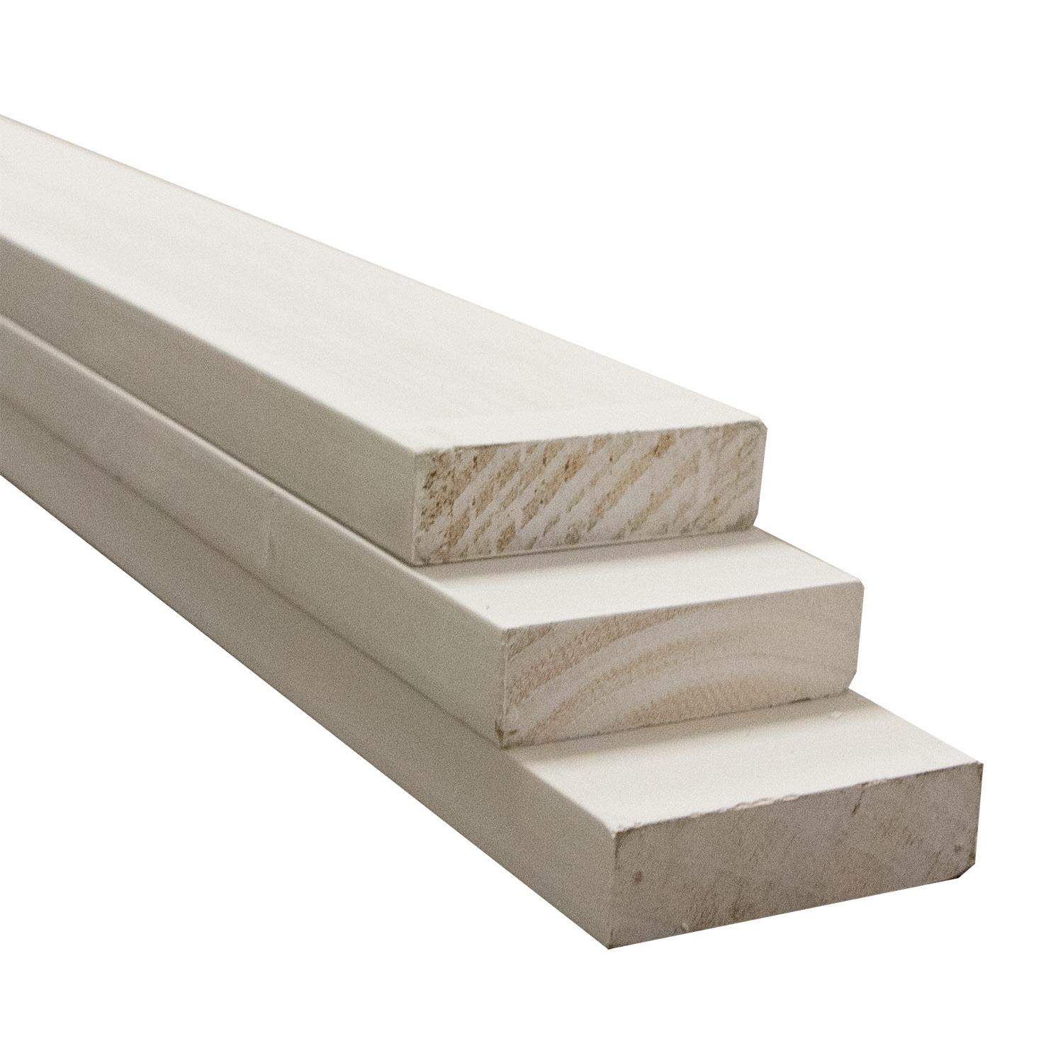 1 x 3 x 8' Pine Finger Jointed Primed Board