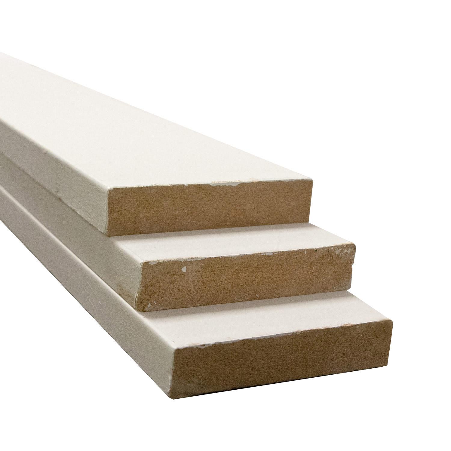 3/4" x 4" x 12' MDF Primed Board