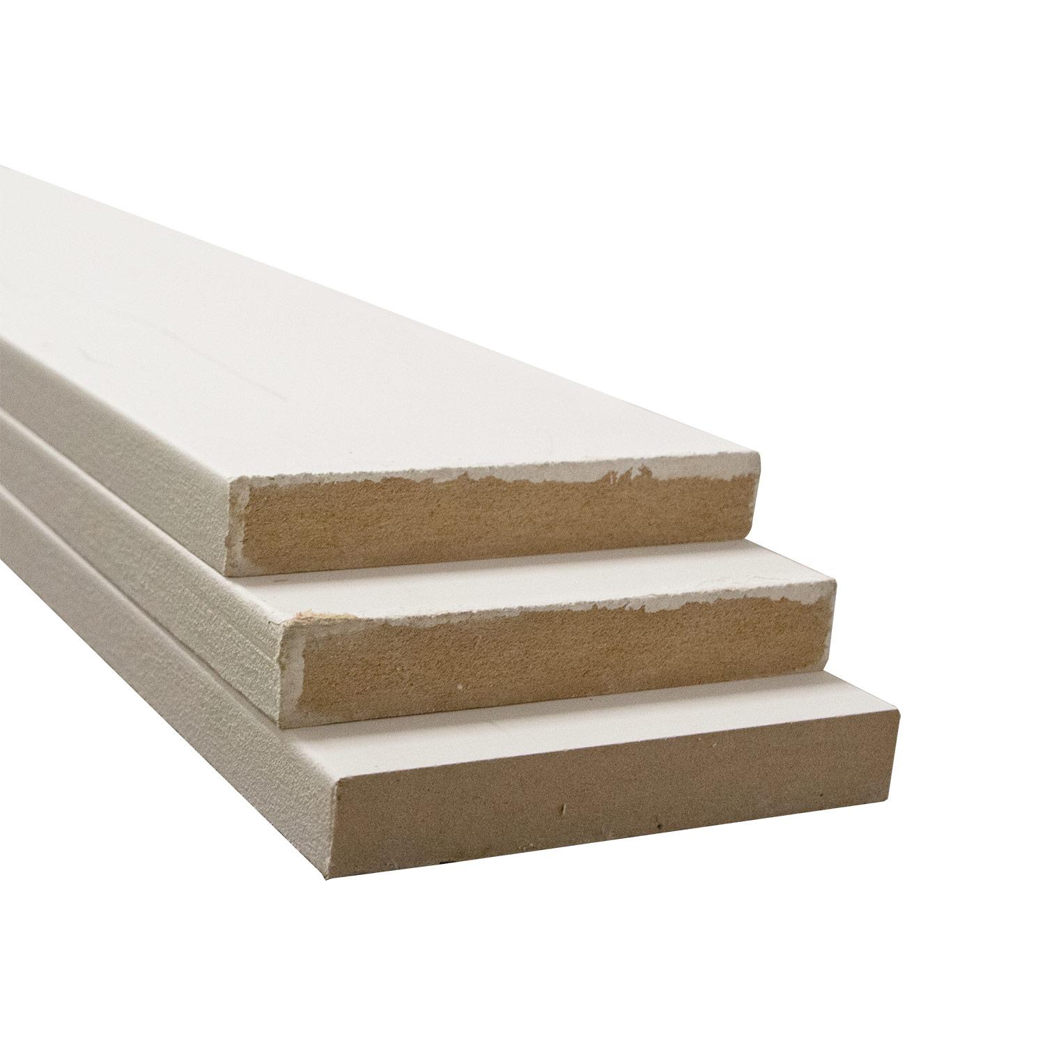 3/4" x 5" x 8' MDF Primed Board