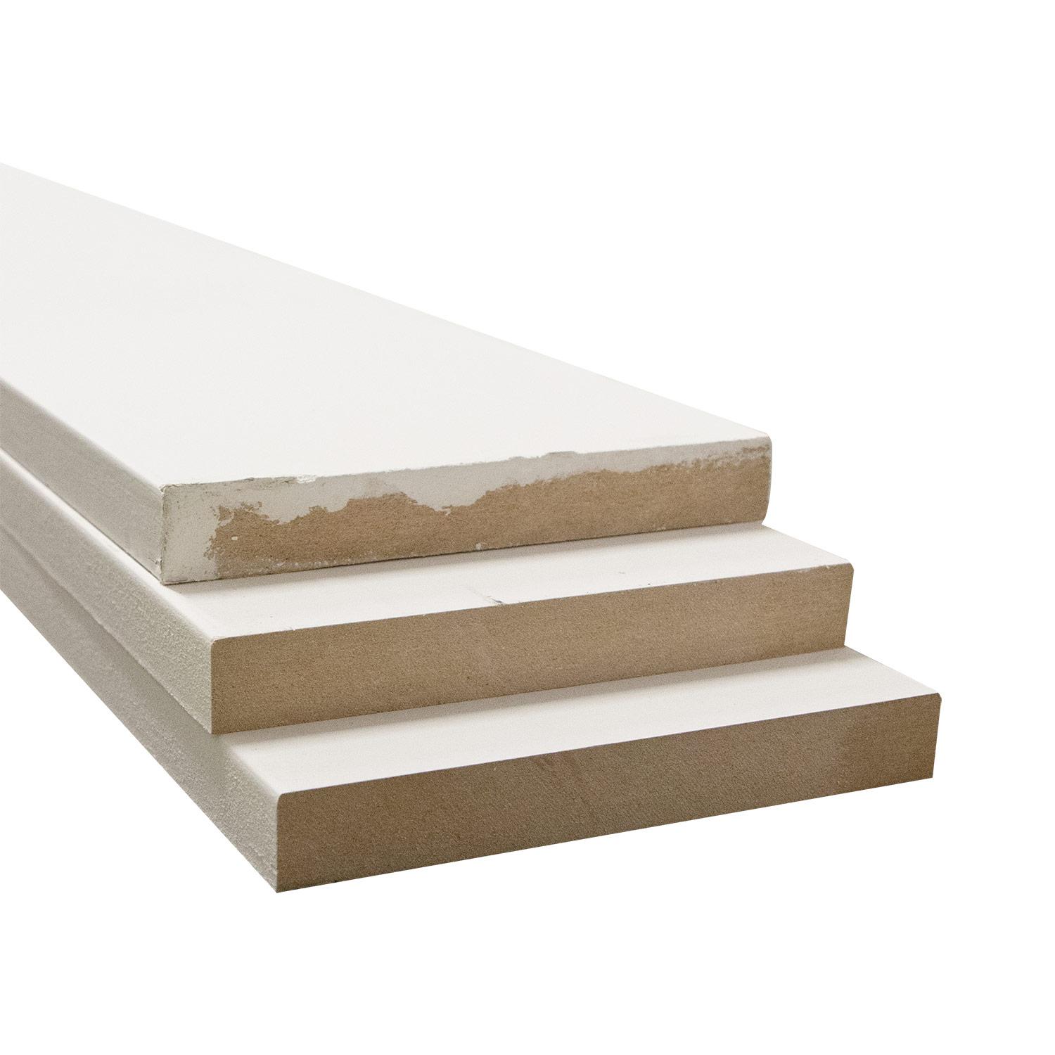 3/4" x 6" x 12' MDF Primed Board