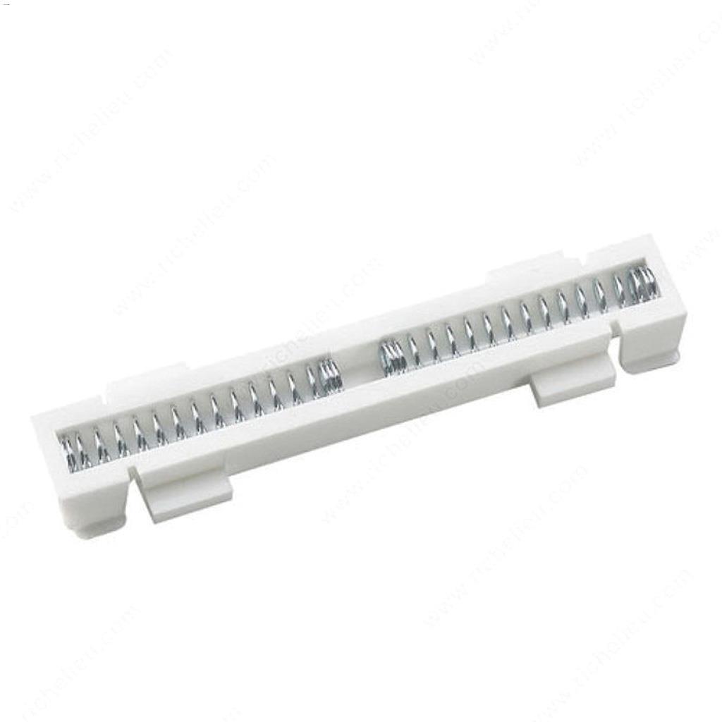 95 mm x 12.5 mm White A-Track Slide Glide