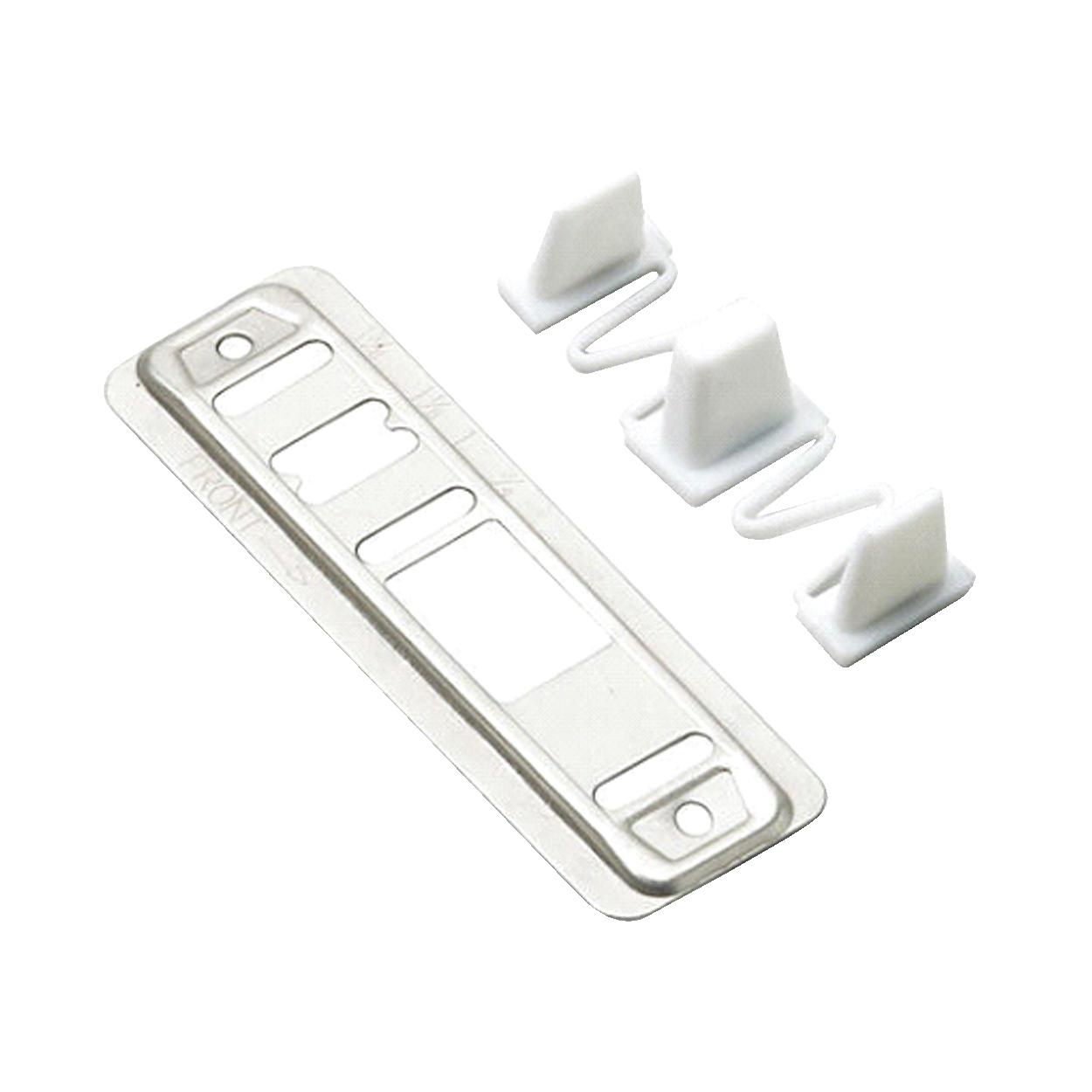 White A-Track Bypass Door Guide